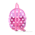 Transparent Pink Allover School Fashionable Bag Backpack